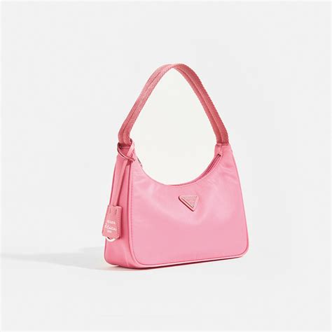 pink prada hobo bag|prada hobo bag nylon.